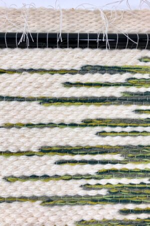dip dye fibre wall art,  macrame wall hanging, large dipped tapestry, mid century modern woven wall hanging, wool tapestry, wool wandteppich