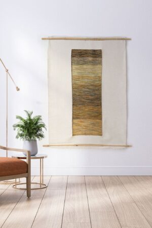 Geometric Tapestry Wall Hanging, Dyed Room Decor, Colorful Fiber Art, Macrame Wall Hanging with a beautiful gradient, makramee wandbehang