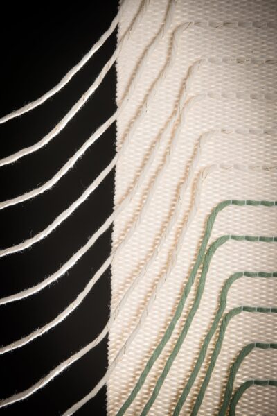 Green ombre dip dye tapestry, wall hanging fiber art yarn, fiber art ombrè, modern macrame wall, woven wall hanging, bohemian wall weaving,