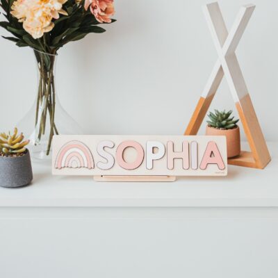 Baby Girl Gift Personalized, 1st Birthday, First Christmas, Nursery Decor, Montessori Toy, New Girl, Baptism Gift, Wooden Toys For Toddlers