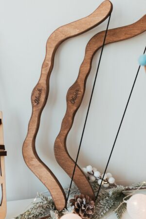Bow And Arrow Set, Wooden Archery Kit, Personalized Gift For Boys & Girls, Easter Gifts For Kids, Hunting Outdoor Game, Lawn Waldorf Toys