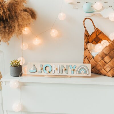 Personalized Wooden Name Puzzle by BusyPuzzle