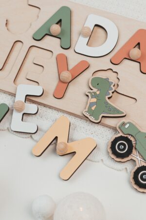 Name Puzzle, Personalized Puzzle, Custom Puzzle, Jigsaw Puzzle, Wooden Name Puzzle, Baby Boy Name Puzzle, Montessori Puzzle, Busy Puzzle