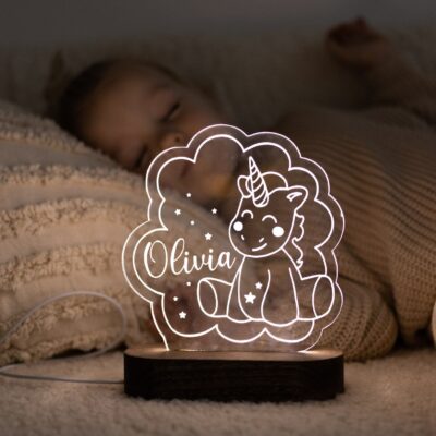 Custom Night Light, Christmas Gifts For Kids, Personalized Night Light, Cute Night Light, First Birthday, Nursery Decor, Baby Shower Gift