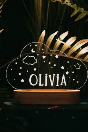 Bestseller! Night Light Personalized Night Light Custom Nursery Decor Birthday Gift For Kids Rainbow Baby Night Light With Name Baby Gifts