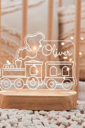 Personalized Baby Night Light Moon and Stars Cute Night Light Custom Baby Girl Gift Easter Gifts For Kids Baby Shower Gifts 1st Birthday