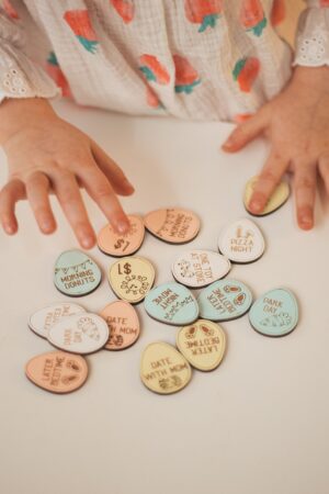 Easter Egg Hunt Tokens Set of 16 Easter Reward Tokens Easter Games For Kids Easter Egg Fillers Easter Token Activities Candy Alternative