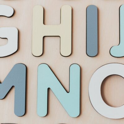Alphabet Gift for Kids - Nursery Decor for Kids Room - Easter Gifts For Kids