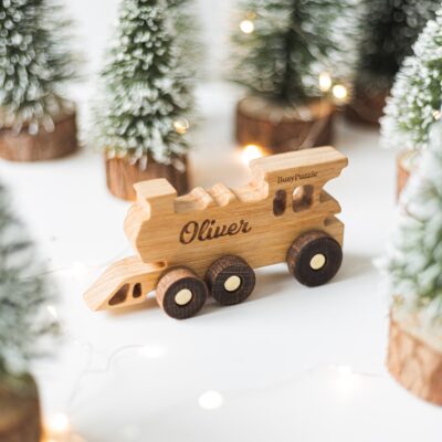 Wooden Train Toy With Name, Personalized Gifts For Kids, Baby Boy Gift, 1st Birthday, Nursery Decor, Montessori Toys For Toddlers, Christmas