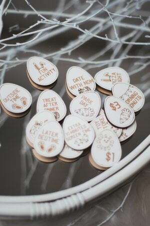 Easter Egg Tokens, Easter Hunt Game For Kids, Reward Tokens, Children Easter Outdoor Game, Easter Basket Tokens, Wooden Hunting Tokens