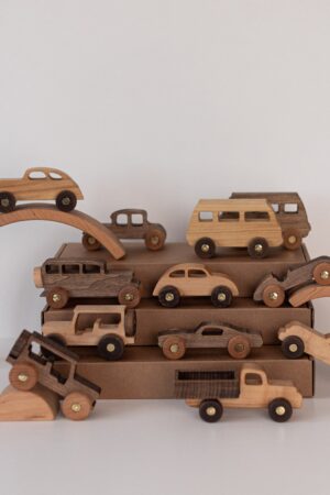 Personalized Toy Cars Set Birthday Baby Boy Gifts Wooden Toys For Kids Cars With Names Preschool Toys Handmade Eco-Friendly Toys Christmas