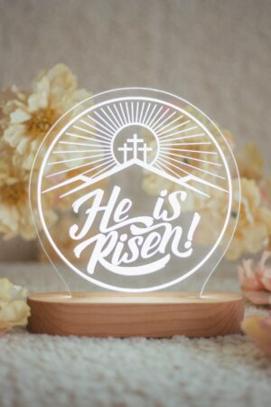 Resurrection Scene Night Light, Easter Gifts, Holiday Decor, Easter Night Light, He is Risen Night Light, Reusable Eastern Decor