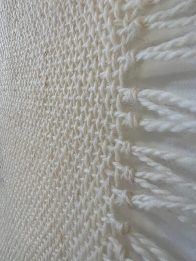 Weaving Art for Wall Decor | Boho Dip Dyed Wool Textile Art | Wall Hanging Handwoven Tapestry | Wool Ornament for Unique Home Decor Design