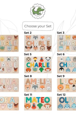 Farm busy board for toddlers, Personalized gift for kid, Name puzzle baby, Montessori toys 1 2 3 years old, Kid Easter gift, 1st Birthday