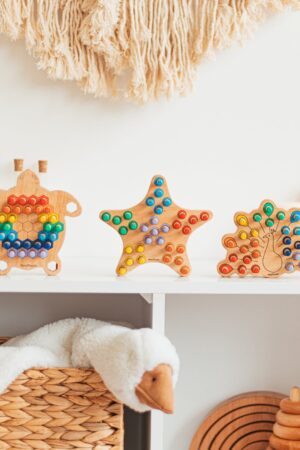 ONLY 3+ YEARS OLD | Wooden Hedgehog | Montessori Toys For Toddlers | 3 Years Old Gift | Unique Birthday Gift For Boy & Girl | Christmas Gift