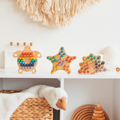 ONLY 3+ YEARS OLD | Wooden Hedgehog | Montessori Toys For Toddlers | 3 Years Old Gift | Unique Birthday Gift For Boy & Girl | Christmas Gift