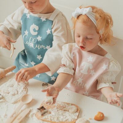 Cute Little Chef Apron. Aprons For Kids With Name Embroidery. Personalized Toddlers Apron. Custom Child Aprons. Kitchen Customized Apron.