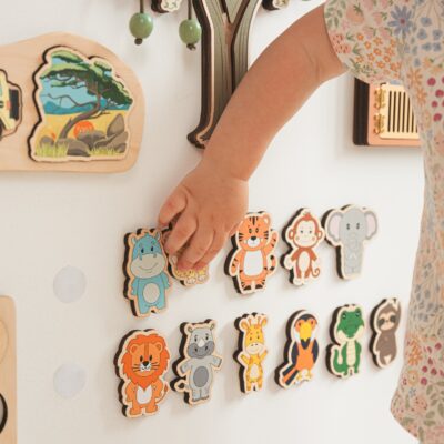 Build Your Own Busy Board, Woodland Busy Board Parts, DIY Busy Board Details, Activity Nursery Decor, Montessori Board Accessory, Baby Gift