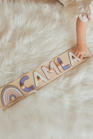 Name Puzzle First Birthday Gift