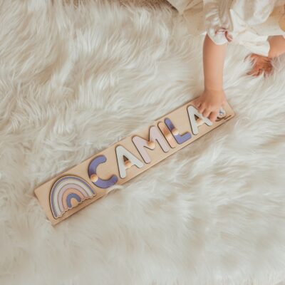 Name Puzzle First Birthday Gift