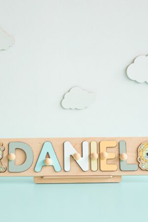Custom Name Puzzle, Different Variants, Personalized Baby Girl, First Easter, Goddaughter Gift, Toddler Puzzle,  Montessori Toys For Kids
