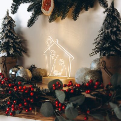 Resurrection Scene Night Light Easter Accents Holiday Home Decor Easter Decoration Rustic Decor Christian Home Decor Family Easter Gifts