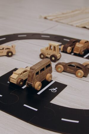 Collect Busy Puzzle Cars Custom Jeep With Name Personalized Gifts For Kids First Birthday Gift Montessori Sensory Toddler Toys Wooden Car