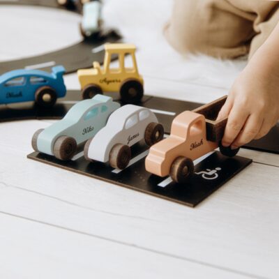Set of Toy Racing Cars, Birthday Boy Gift Personalized, Wooden Sensory Toys For Kids, Preschool Toys, Wooden Cars With Names, Baby Christmas
