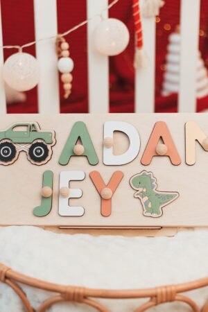 Personalized Baby Gifts, Custom Name Puzzle, Toddlers Montessori Toys, Kids Gifts, Baby Shower, First Easter, Gifts For Him, Busy Puzzle