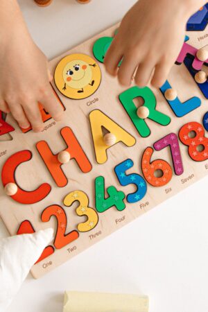 Funny Name Puzzles For Toddlers. Educational Toy 2 Year Old. Baby Girl Easter. Personalized Gift For Kids. Montessori Shapes And Numbers.