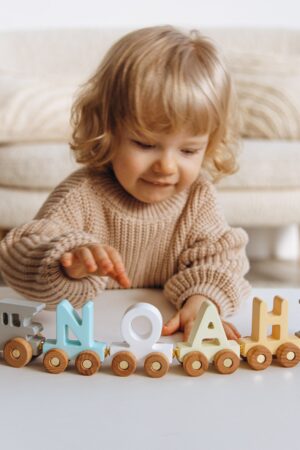 Wooden Toy Train Personalized Train With Name Nursery Name Sign Baby Shower Keepsake Gift Custom Birthday Gift For Kids Toys For Toddlers