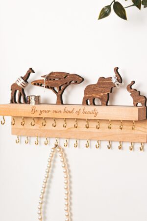 Jewelry Organizer Shelf. Custom Jewelry Holder. Mothers Day. Storage for Necklaces, Bracelets, Earings, Rings. Personalized Gifts For Mom.