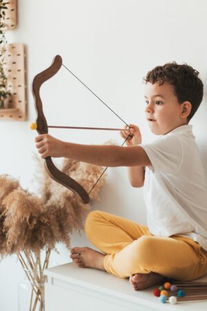 Wooden Archery Set For Boys and Girls Hunting Outdoor Toys Best Birthday Boy Gift Waldorf Toys Kids Activity Toy Child Engraved Bow