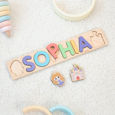 Personalized Name Puzzle With Pegs