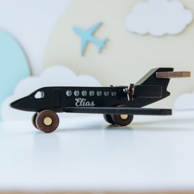 Colored Airplane Cake Topper Personalized 1st Birthday Gift Wooden Planes For Toddlers Kids Pretend Play First Easter Gifts For Kids