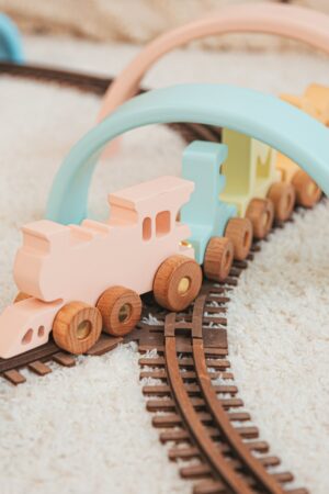 Personalized Trains For Kids Wooden Toys For Toddlers Birthday Boy Gift 1 2 3 Year Old Custom Baby Gift Train Name With Magnets Newborn Gift