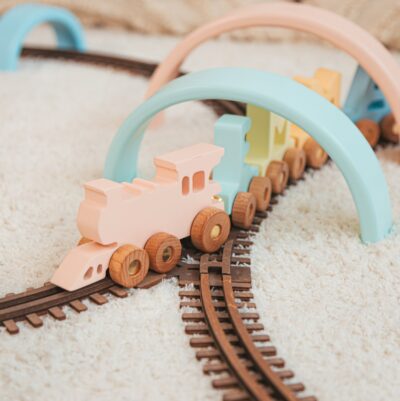 Personalized Trains For Kids Wooden Toys For Toddlers Birthday Boy Gift 1 2 3 Year Old Custom Baby Gift Train Name With Magnets Newborn Gift