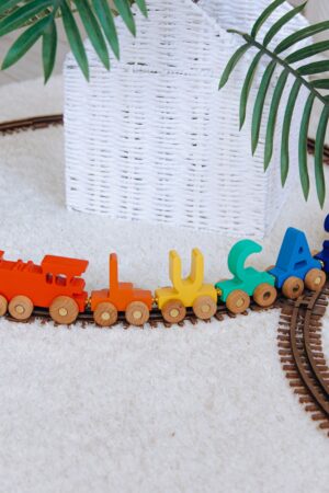 Personalized Train Birthday Boy Gift Wooden Toys For Toddlers Baptism Gifts For Kids Letter Train Toy Train Montessori Toys Easter Gifts