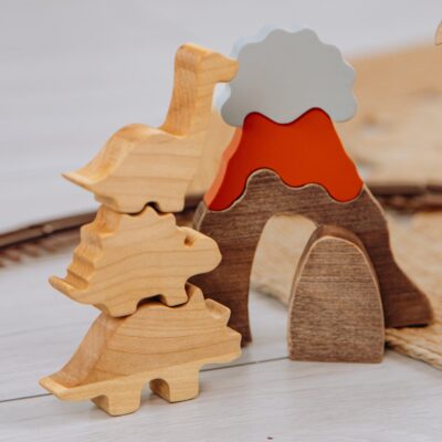 Children Creative Building Blocks Unique Cake Topper Montessori Toys Birthday Gift For Kids Nursery Decor Baby Wooden Toys Tractor With Name