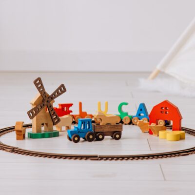 Wooden Blocks Set Personalized Jeep Toys For Toddlers Sensory Toys Kids Pretend Play Waldorf Toys Montessori Toys Dinosaur Birthday Gift