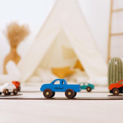 Collect Wooden Name Cars Sensory Toys For Toddlers Baby Birthday Gift Wooden Truck Toy Personalized Gift For Kids First Christmas Custom Toy