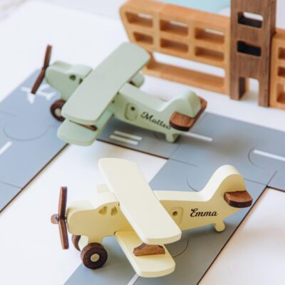 Wooden Toy Fighter With Name. Military Planes And Vehicles. Personalized Toy Cars. 1st Birthday Boy. Montessori Toys. Baby Christmas Gift.