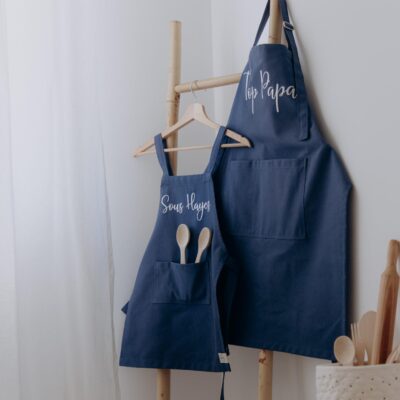 Personalized Matching Aprons Little Chef Aprons Custom Easter Gifts Kitchen Customized Apron Gifts for Family Aprons For Kids With Name