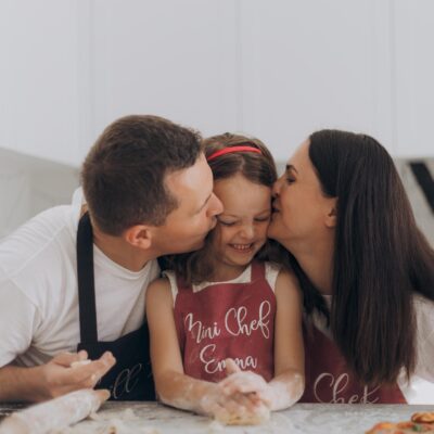 Custom Embroidered Family Aprons Personalized Matching Aprons Dad Son Cooking Apron Cute Little Chef Apron Handmade Toys Christmas Gifts