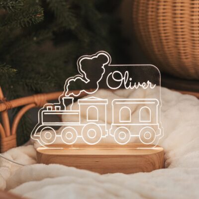 Cute Rainbow Night Light Custom Night Light Gift For Kids Bedroom Decor Boys Cute Easter Gifts First Birthday Gift Newborn Girl Name Gift