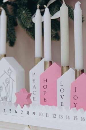 Advent Wreath Candle Holder. Holiday Home Decoration. Christmas Countdown. Wooden Candle Holders. Christmas Table Accents. Christian Gifts.