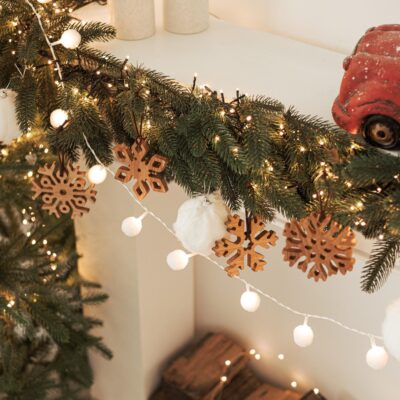 Christmas Tree Ornaments Set, Wooden Snowflakes, Christmas Decoration, Ornaments Handmade, Unique Holiday Decor, Christmas Family Gift