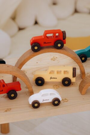 Wooden Car for Kids Perfect Gift for Baby Custom Cars With Names Montessori Toys for Newborn Customizable Organic Baby Toys First Easter