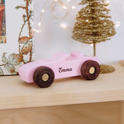 Set of Colored Wooden Cars Handmade Personalized Wooden Car Pretend Play Toy Sensory Toys For Toddlers First Easter Auto Track Kids Toys