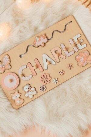 First Christmas Gift For Kids Custom Name Busy Board Montessori Activity Wooden Toys 1st Birthday Gift Baby Shower Gift Nursery Decor